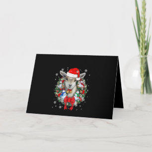 Geit Kerst Ornament Decoratie Cadeau Kerst Cadeau Kaart