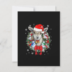 Geit Kerst Ornament Decoratie Cadeau X-mas Kaart