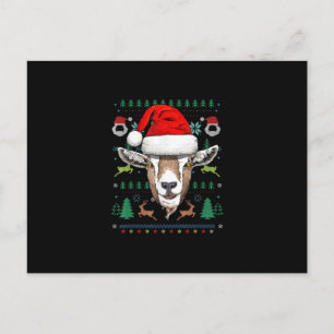 Geit Lelijke Kerstmis Kerstmis Gift Briefkaart