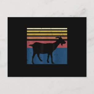 Geit Liefhebber Cadeaus Vintage Retro Grappige Boe Briefkaart
