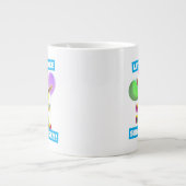 Geit met feestartikels extra grote beker (Voorkant)