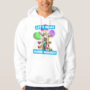 Geit met feestartikels hoodie