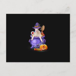 Geit Met Hoed Snoep Pompoen Halloween Cadeau Feestdagenkaart