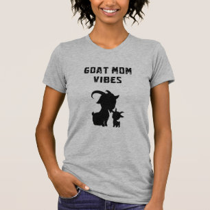 Geit Moeder Vibes Boerderijdier Enthousiast Cool M T-shirt