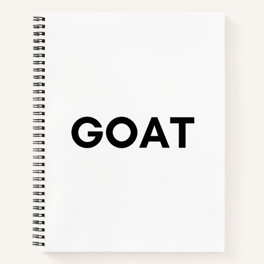 geit notitieboek (Voorkant)