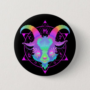 Geit Ronde Button 5,7 Cm