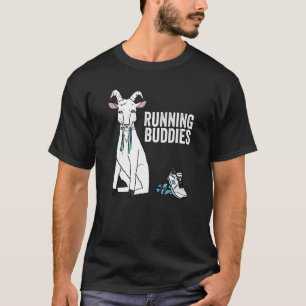 Geit Running Buddies Grappig Huisdier Gif T-shirt