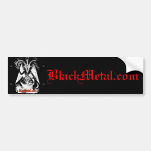 Geit van Mendes Black Bumpersticker