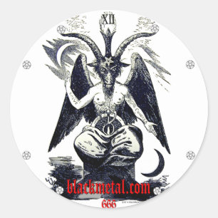 Geit van Mendes Ronde Sticker