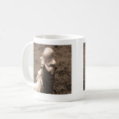 Geit voor kindervoeding koffiemok (Voorkant links)