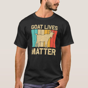 Geit voor mannen Boerderij dierlijk geit witter T-shirt