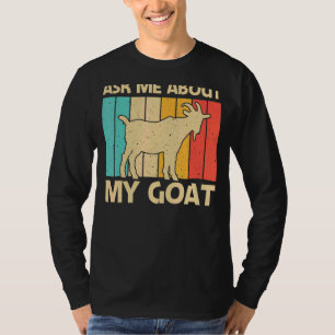 Geit voor mannen Boerderij dierlijk geit witter T-shirt