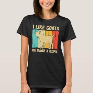 Geit voor Mannen Vrouwen Boeren Geitenspullen T-shirt