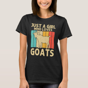 Geit voor meisjes Kinder vrouwen Geitenwitter T-shirt