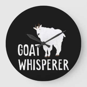 Geit Whisperer Funny Goat Boerderij Tshirt Pet Goa Grote Klok