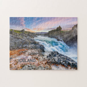 Geitafoss Waterfall, IJsland Legpuzzel