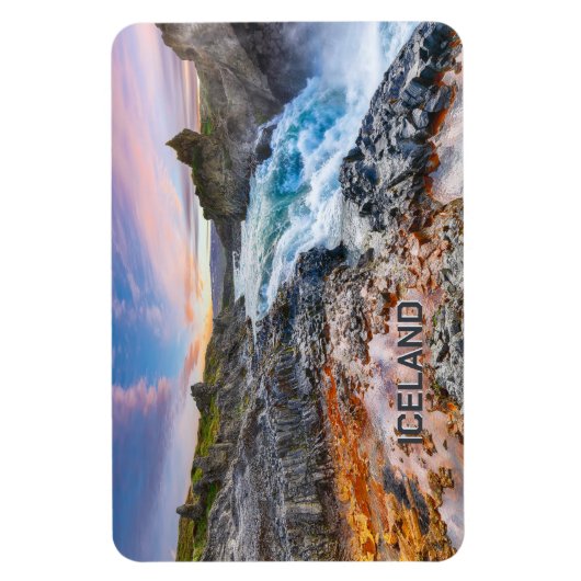 Geitafoss Waterfall, IJsland Magneet (Verticaal)
