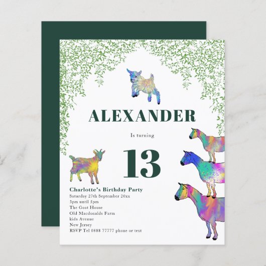 Geitat Thapaires Groen (Voorkant / Achterkant)