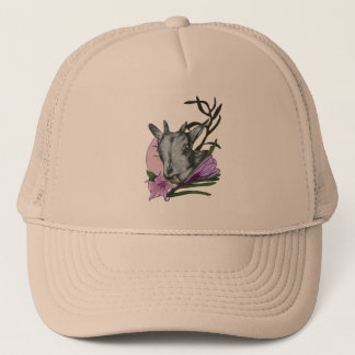 Geiten en bloemen trucker pet
