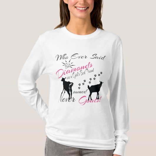Geiten en diamanten t-shirt (Voorkant)