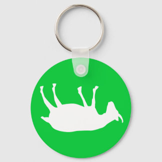 Geiten met flauwvallen sleutelhanger