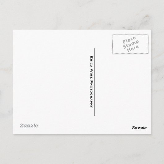 Geiten op een muur briefkaart (Achterkant)