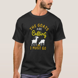 Geiten roepen boer vee veeteelt boerenleven t-shirt