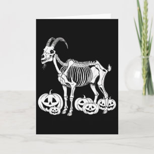 Geiten Skelet Verjaardag Halloween Mannen Vrouwen Kaart