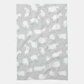 Geiten spelen - Grijs Theedoek (Verticaal)