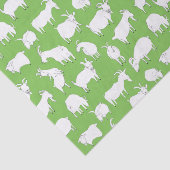 Geiten spelen - Groen Tissuepapier (Detail)