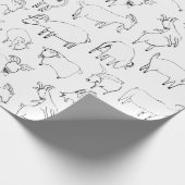 Geiten spelen - Transparante Cadeaupapier (Hoek)