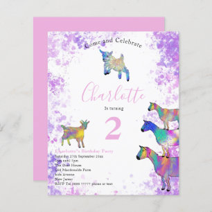 Geiten Waterverf Girls Birthday Party