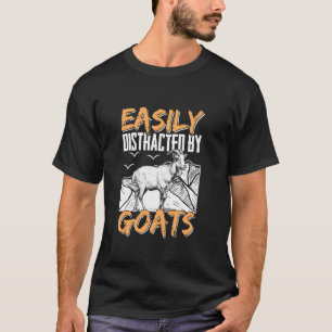 Geitenboer Huisdier Gemakkelijk Afleidbaar Door G T-shirt