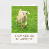 Geitenbrood, geit, geit kaart (Voorkant)