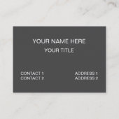 geitendier grappige geit visitekaartje (Achterkant)