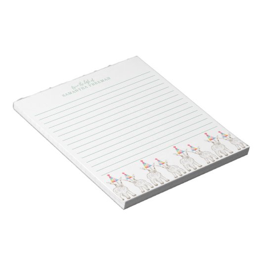 Geitenfeest Dier gepersonaliseerd gevoerd Notitieb Notitieblok (Schuin)