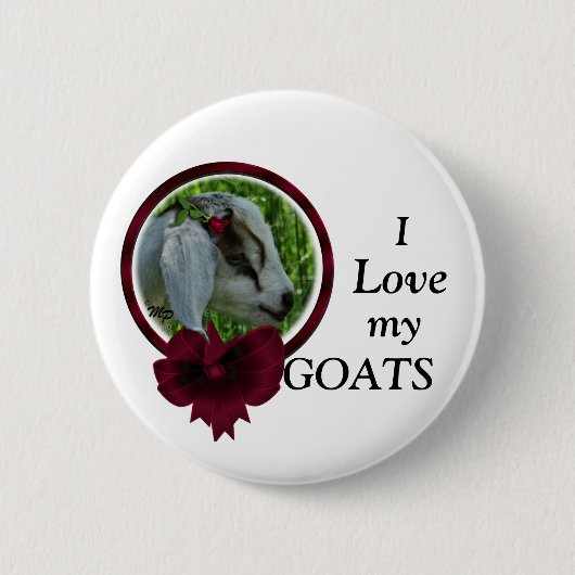 Geitengepersonaliseerd Kind en boeg Ronde Button 5,7 Cm (Voorkant)