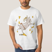 Geitengieterswerk aan de klimmuur t-shirt (Voorkant)