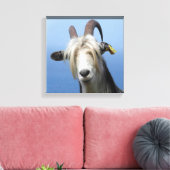 geitenhaar canvas afdruk (Insitu (Woonkamer))