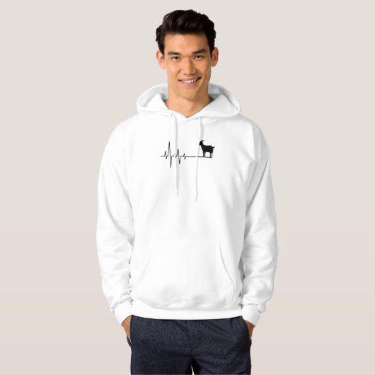 Geitenhartslag Hoodie (Voorkant volledig)