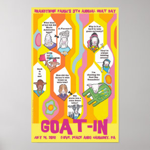 Geitenhoudend Poster (11 x 17 inch)