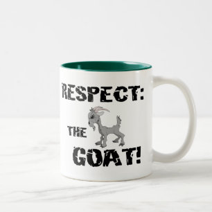 Geitenhuisdier Boerderij Dierenrespect Geiten Gees Tweekleurige Koffiemok
