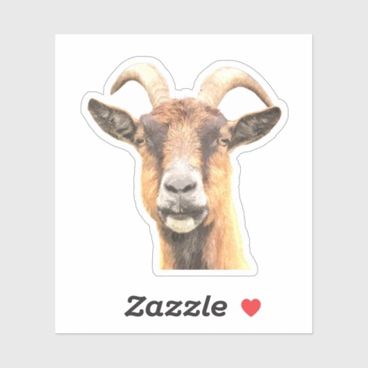 Geitenillustratie Sticker (Vel)