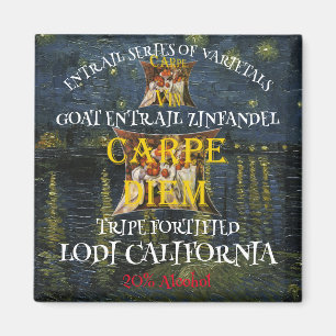 Geiteningewanden Zinfandel uit de Californische Tr Magneet