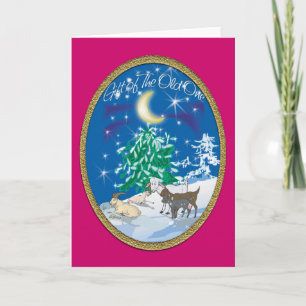 GeitenkerstKaart Feestdagen Kaart