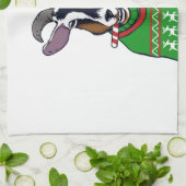 Geitenkerstkeuken Theedoek (Gevouwen)