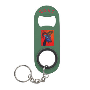 Geitenkop Sleutelhanger Mini Flessenopener