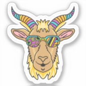 Geitenkop Sticker (Voorkant)