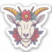 Geitenkop Sticker (Voorkant)