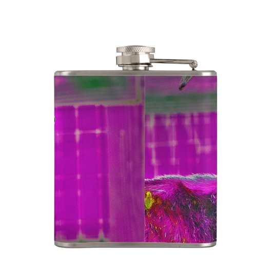 Geitenkunst Heupfles (Achterkant)